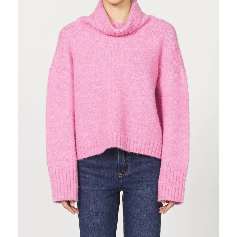 NEW DEAR JOHN DENIM evangeline sweater in pink lemonade